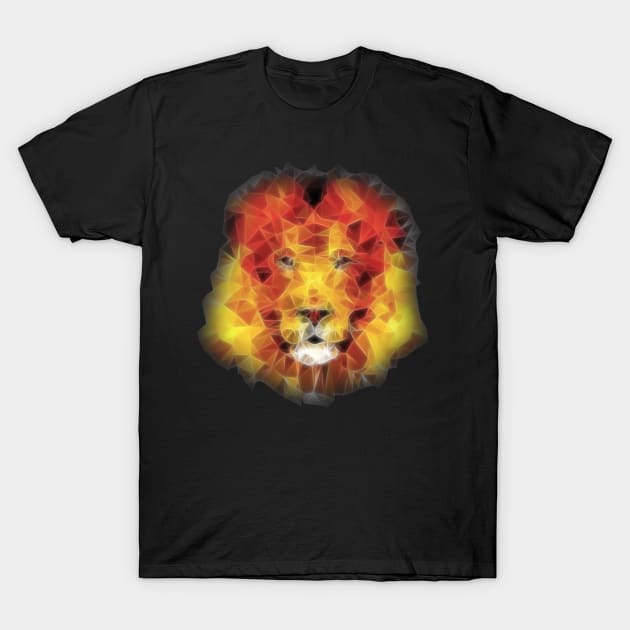 fractal lion T-Shirt by Ancello